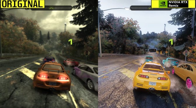 Here’s Need for Speed Most Wanted with RTX Remix Path Tracing